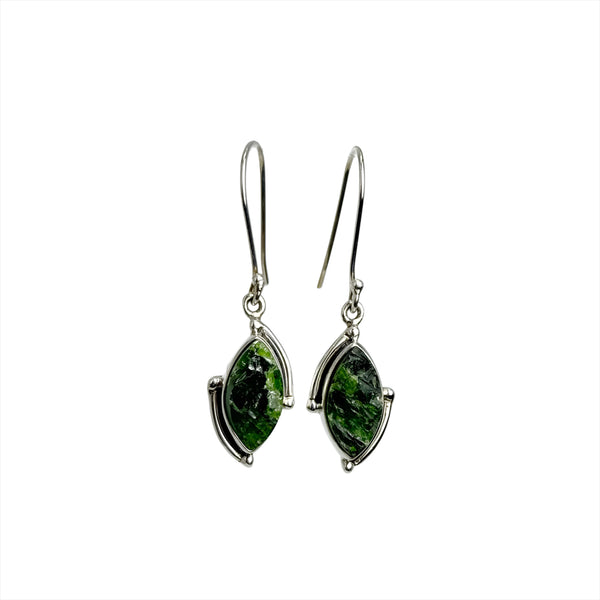 Chrome Diopside Earrings