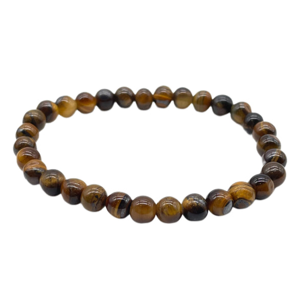 Tiger Eye 6mm Stretchable Bead Bracelet