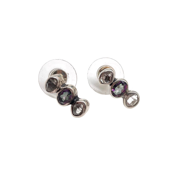 Mystic Quartz studs