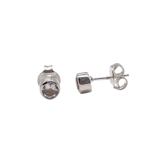 Clear Quartz Studs