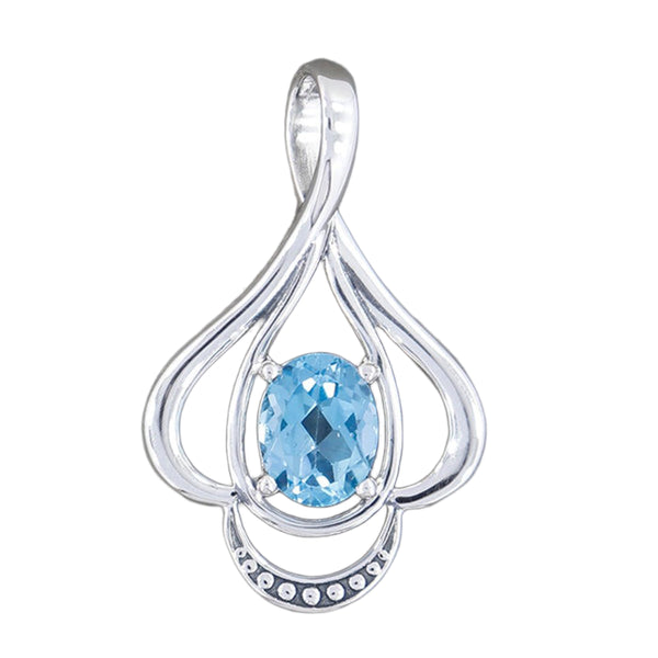 BLUE TOPAZ PENDANT