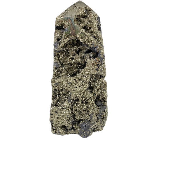 Obelisk Pyrite tower 2.06kg- 6.5”
