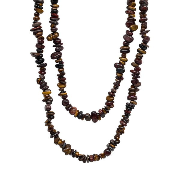 Tiger Eye Mix Chip Chain