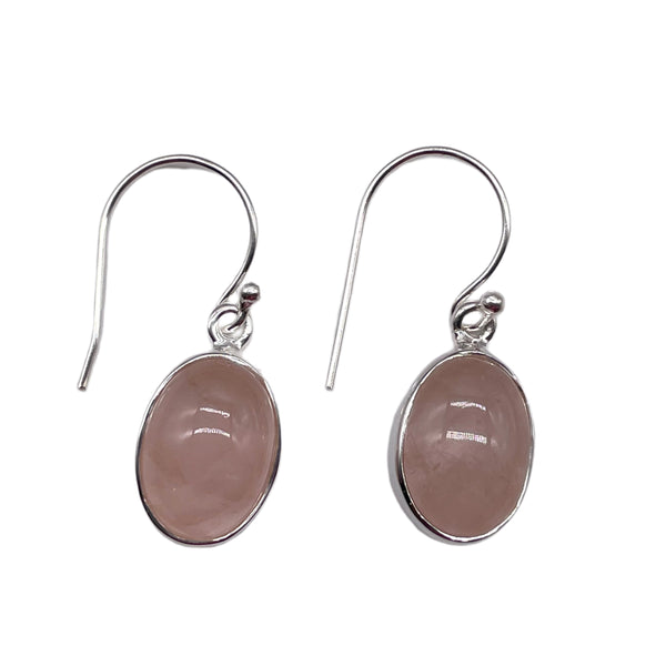 Rose Quartz Dangle Earrings