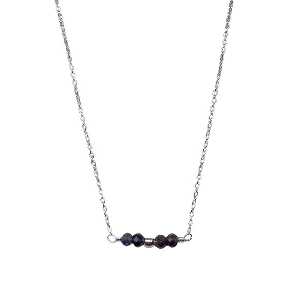 Onyx Beaded Necklace