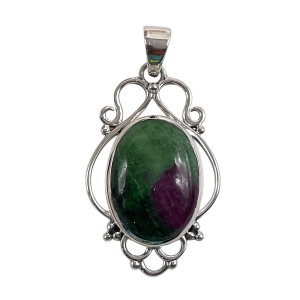 Ruby Zoisite Pendant