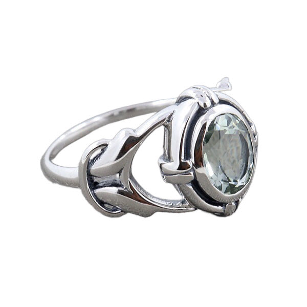 Green Amethyst Ring