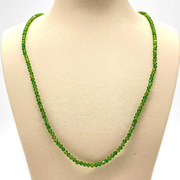 Chrome Diopside Beaded Necklace