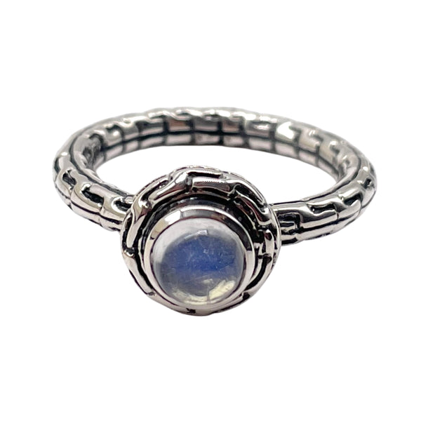Rainbow Moonstone Ring