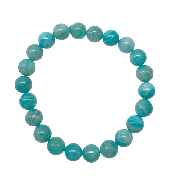 Amazonite 8mm stretchable beaded Bracelet