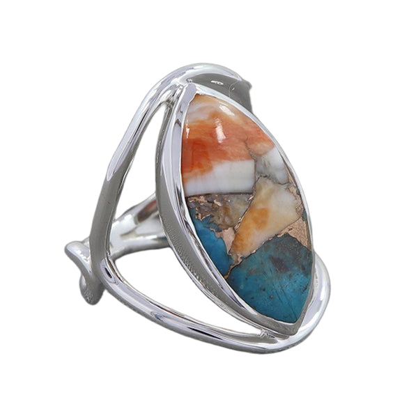 TURQUOISE OYSTER JASPER RING