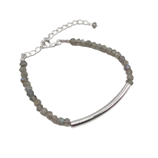 Labradorite Beaded Bracelet