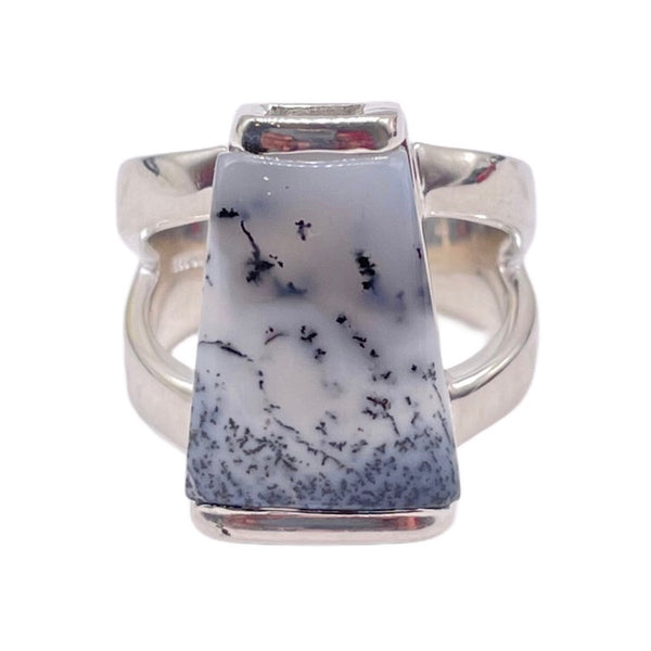 Dendritic Opal Ring