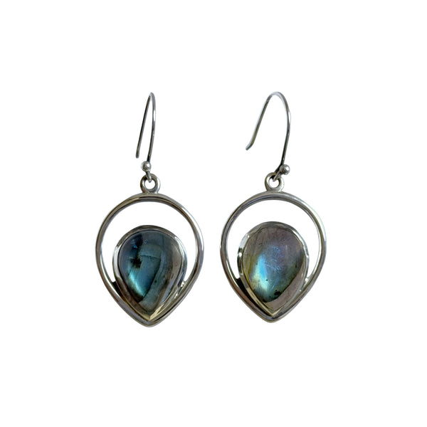Labradorite Earrings