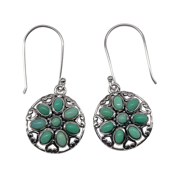 Green Opal Earrings