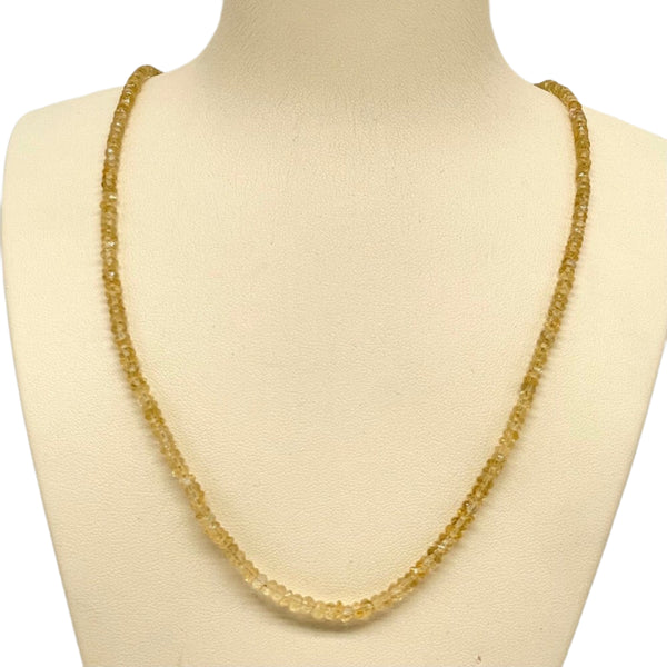 Citrine Beaded Necklace