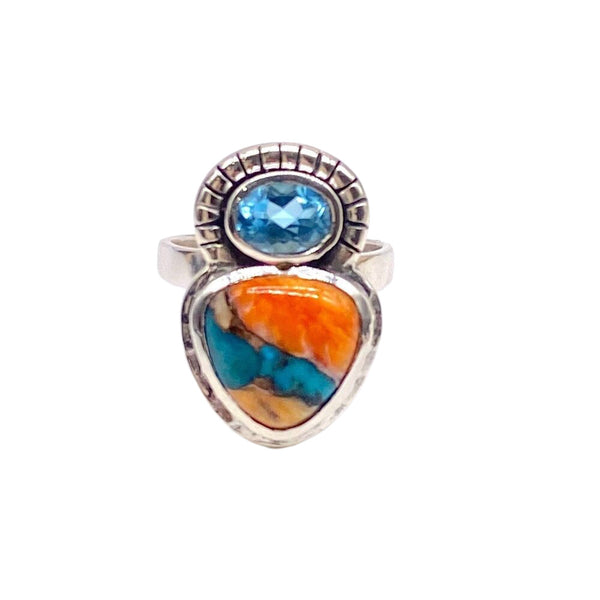 Turquoise Spiny Oyster Ring