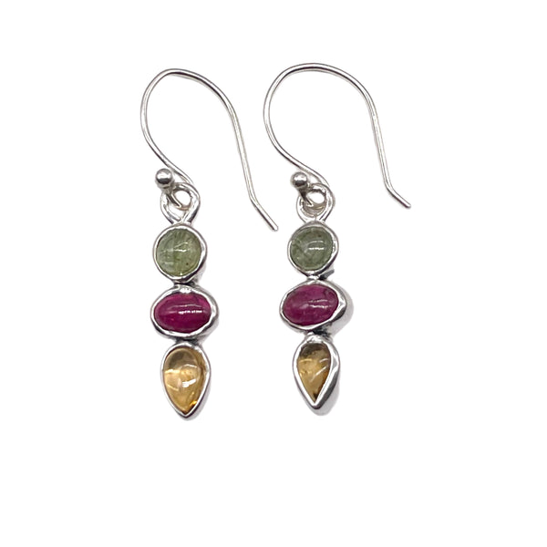 Tourmaline Dangle Earrings