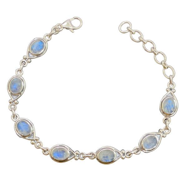 Rainbow Moonstone Bracelet