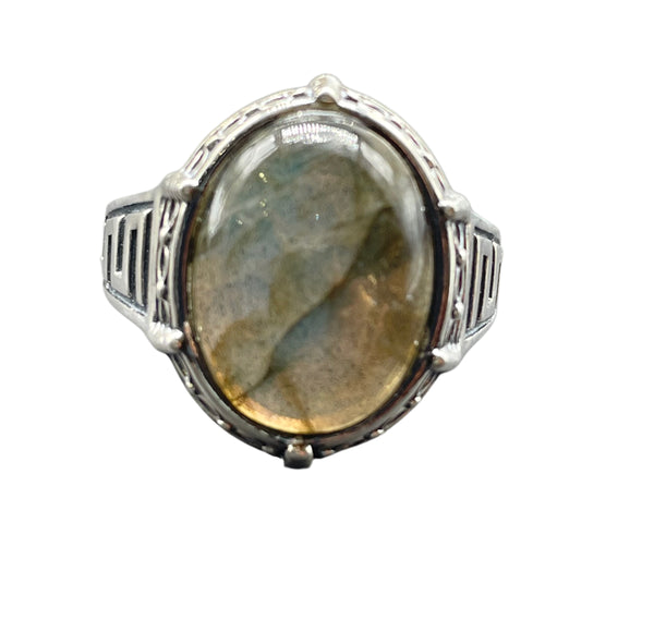 Men's Labradorite Ring