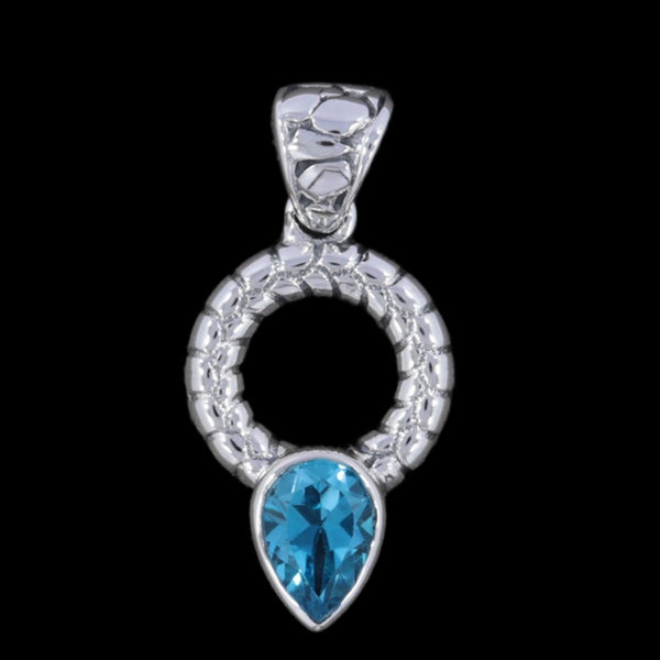 BLUE TOPAZ PENDANT