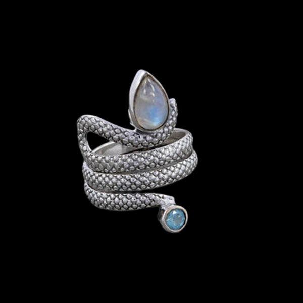 RAINBOW MOONSTONE RING