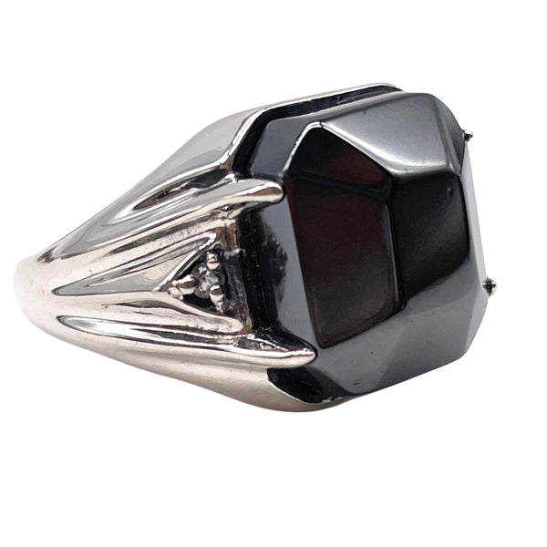 Men's Hematite Ring