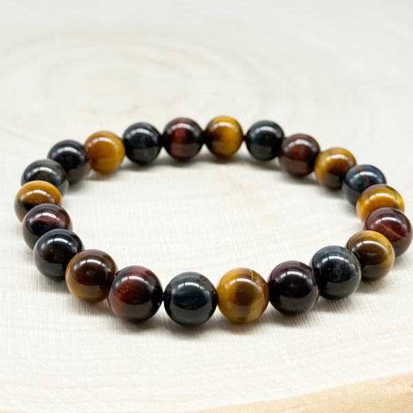 Tiger’s Eye Multi Color Stretch Bracelet 8mm