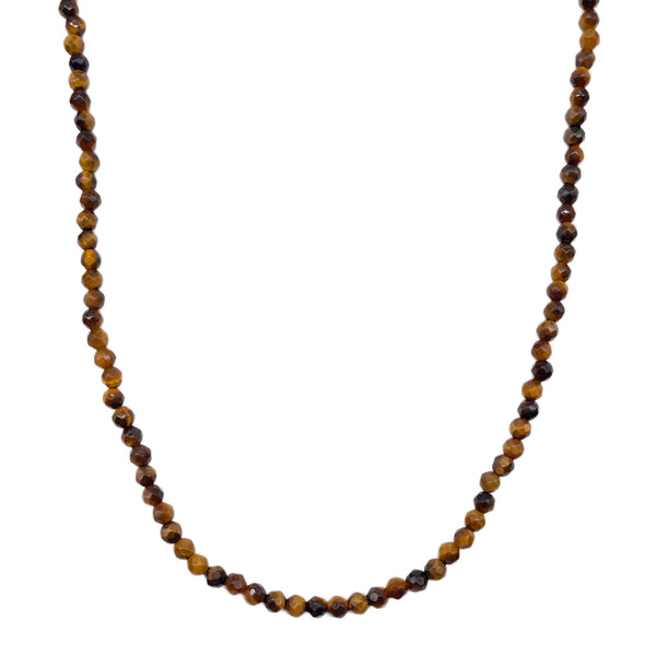 Tiger's Eye Beaded Necklace