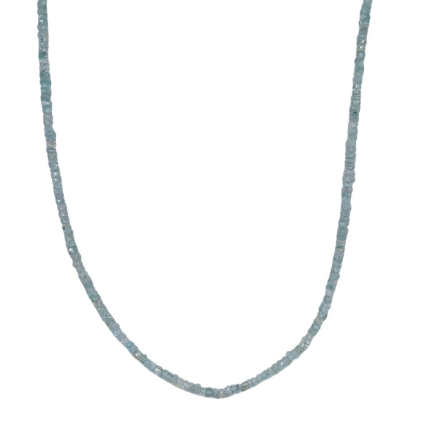 Aquamarine Beaded Necklace