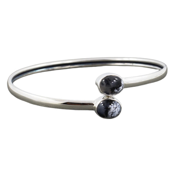 DENDRITIC OPAL BANGLE