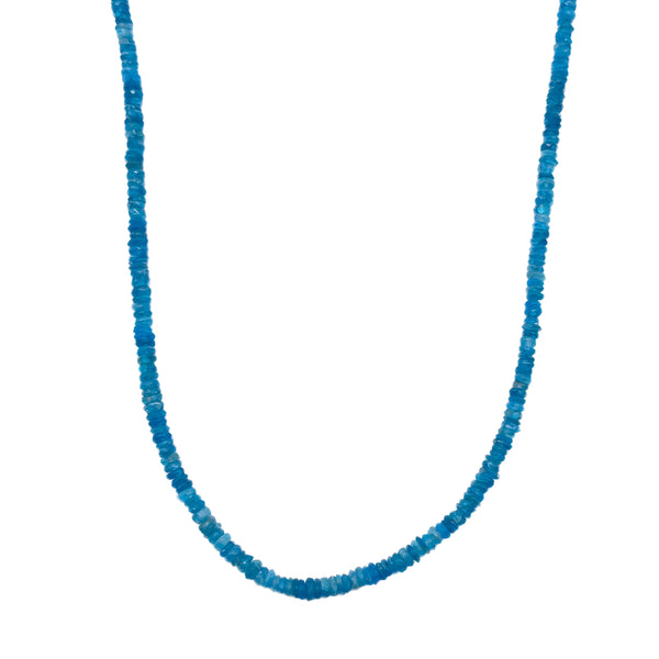 Neon Apatite Beaded Necklace