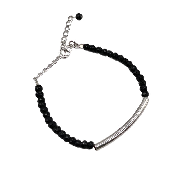 Black Onyx Beaded Bracelet