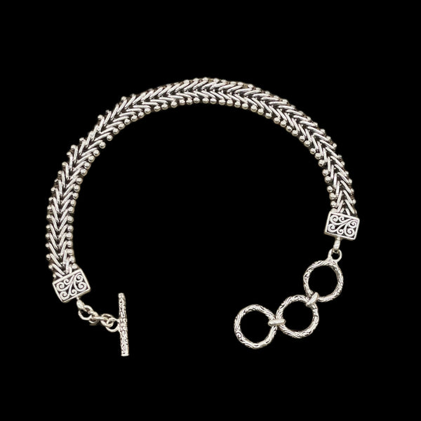 Fancy Silver Bracelet