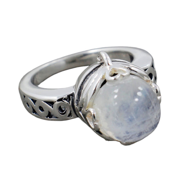 RAINBOW MOONSTONE RING