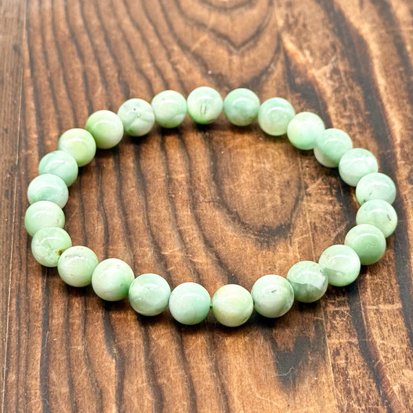 Green Angel Larimar Stretch Bracelet 8mm