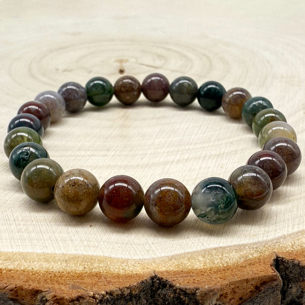 Fancy Jasper Stretch Bracelet 8mm