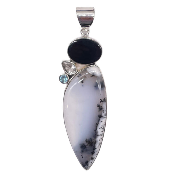 Dendritic Opal pendant