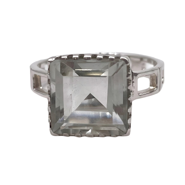 Green Amethyst Ring