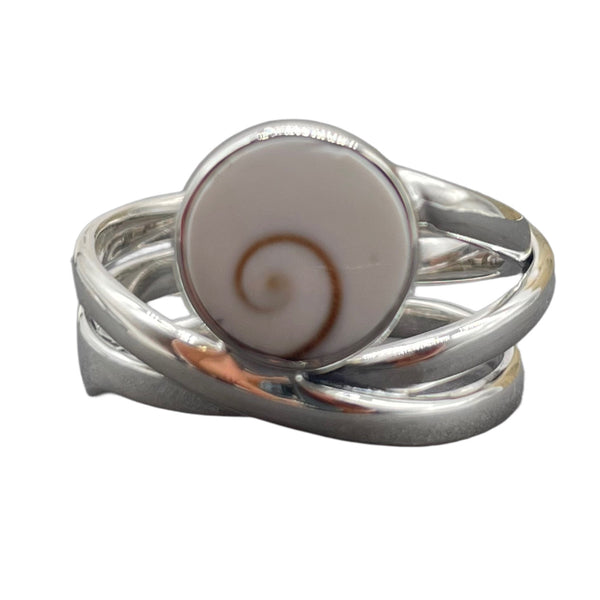 Shiva shell eye ring