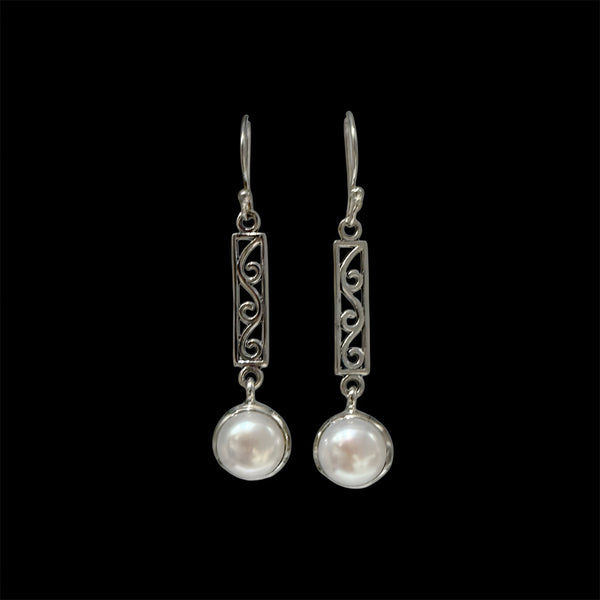 Pearl Dangle Earrings