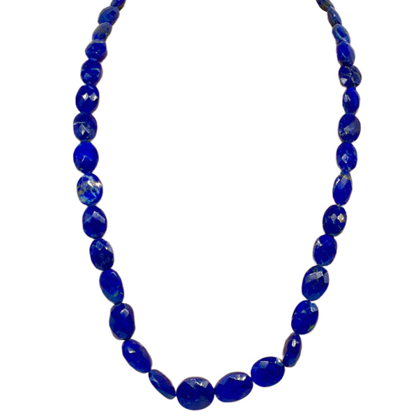 Lapis beaded necklace