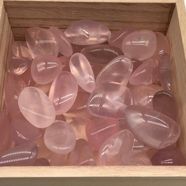 Rose Quartz tumble LG (per piece)