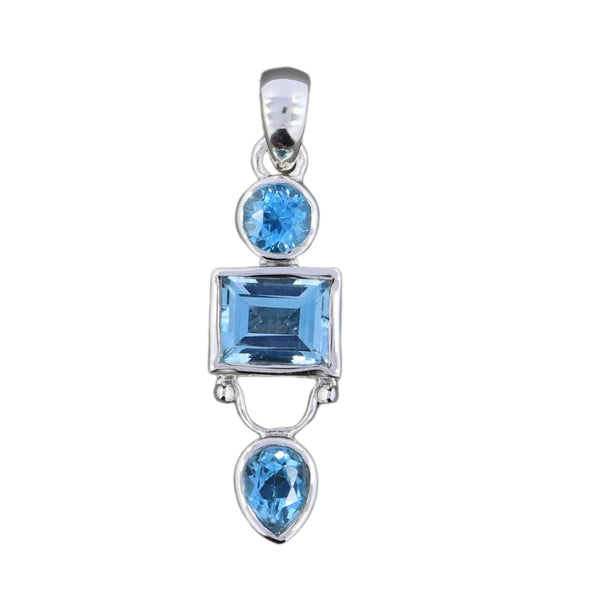 BLUE TOPAZ PENDANT