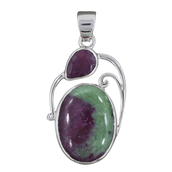 Ruby Zoisite Pendant