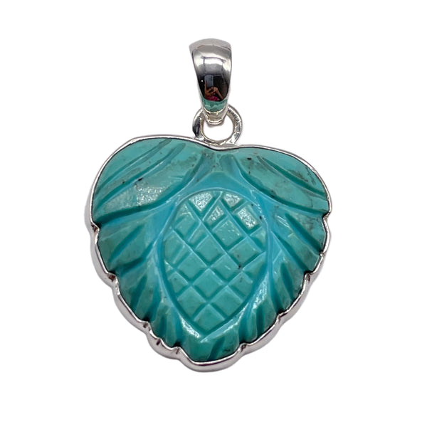 Carving Turquoise Pendant
