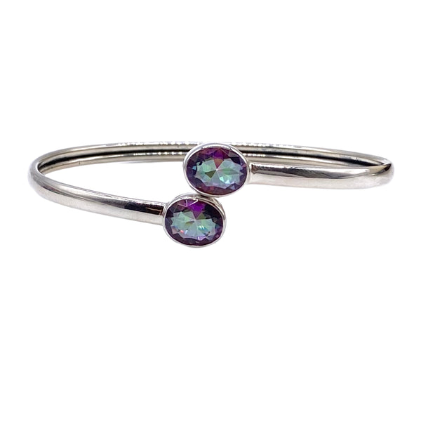 Mystic Quartz Adjustable Bangle