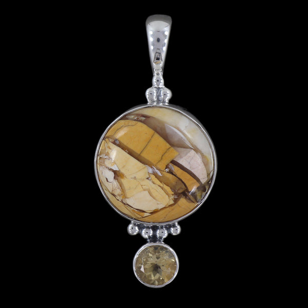 BRECCIATED MOOKITE PENDANT