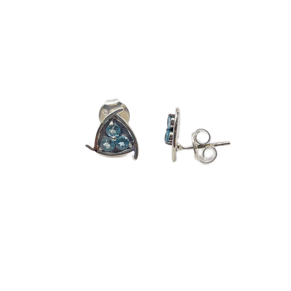 Blue Topaz Studs