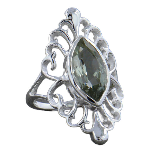 Green Amethyst Ring